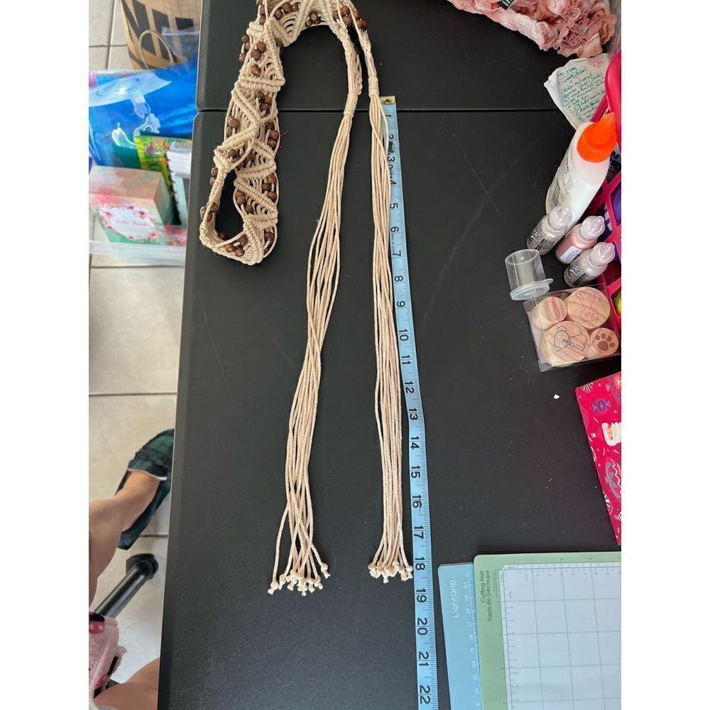 Macrame Belt - Picture 3 of 3